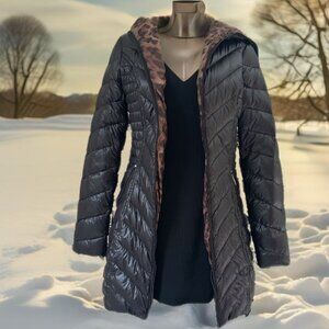 Chinese Laundry Lightweight Black Puffy Zipped Jacket Size XS